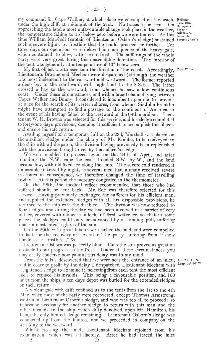 Arctic Blue Books: taylor 1852b, page 25