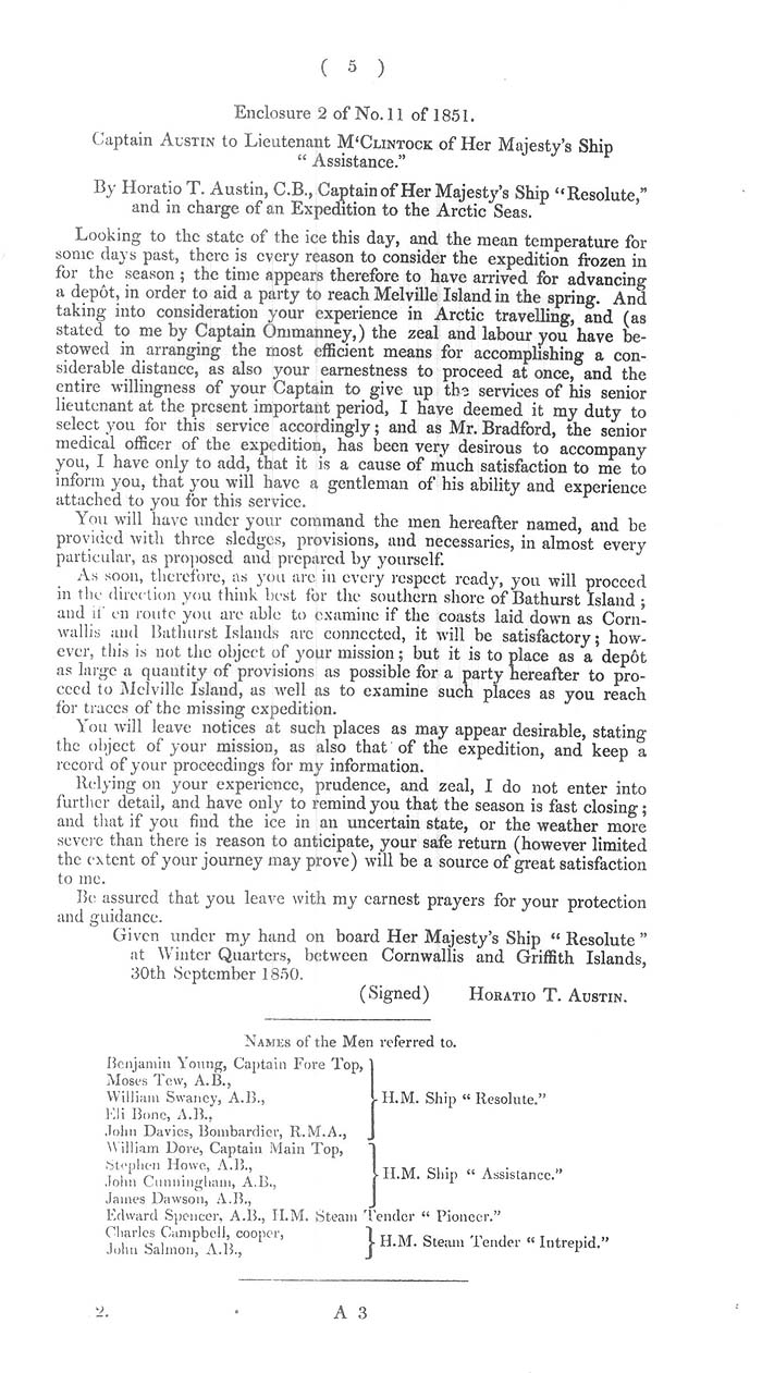 Arctic Blue Books: taylor 1852b, page 5