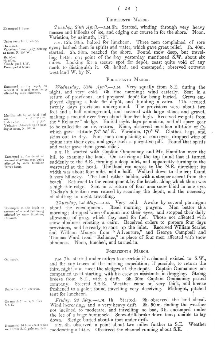 Arctic Blue Books: taylor 1852b, page 58