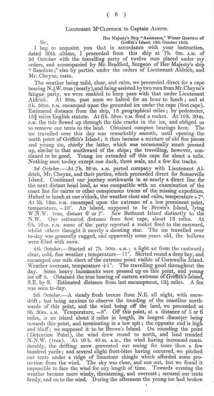 Arctic Blue Books: taylor 1852b, page 6