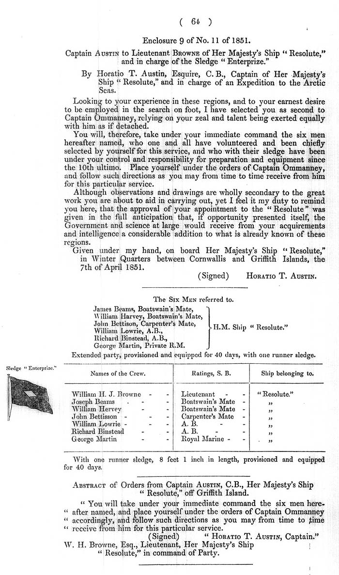 Arctic Blue Books: taylor 1852b, page 64