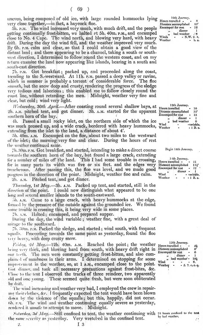 Arctic Blue Books: taylor 1852b, page 69