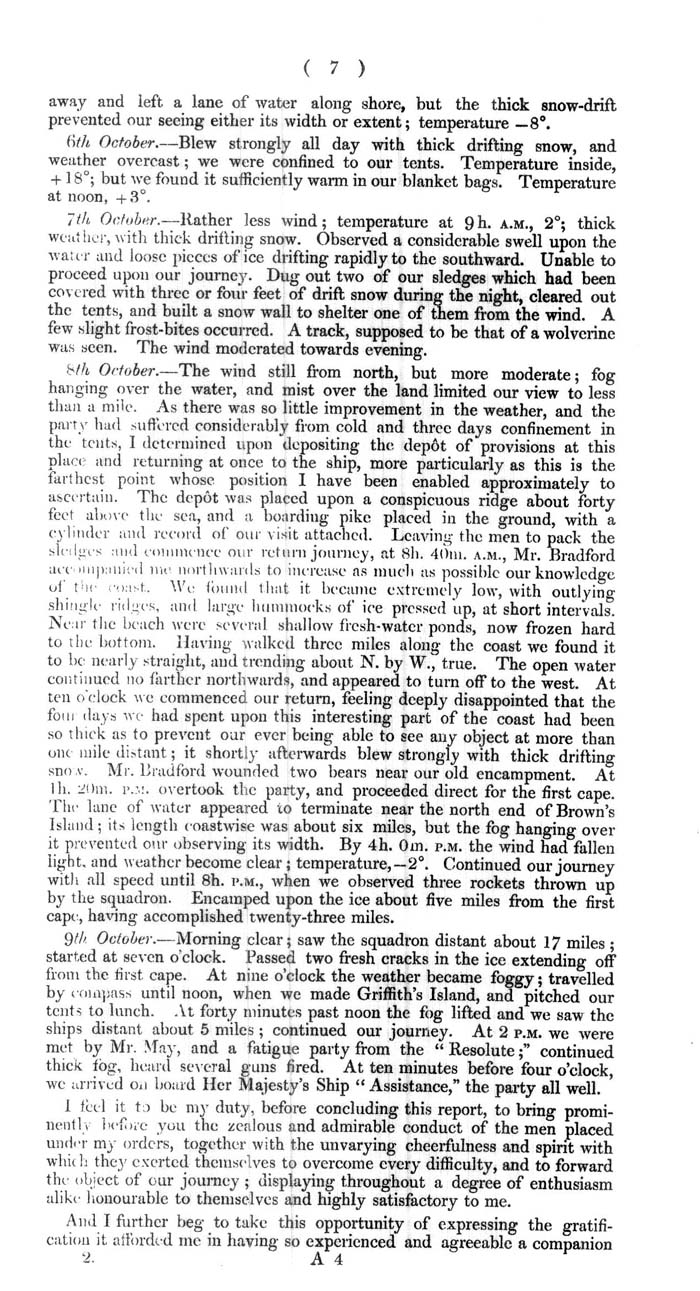 Arctic Blue Books: taylor 1852b, page 7
