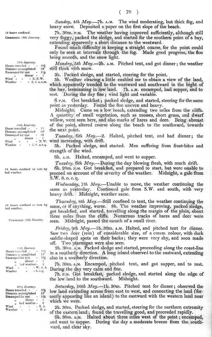 Arctic Blue Books: taylor 1852b, page 70