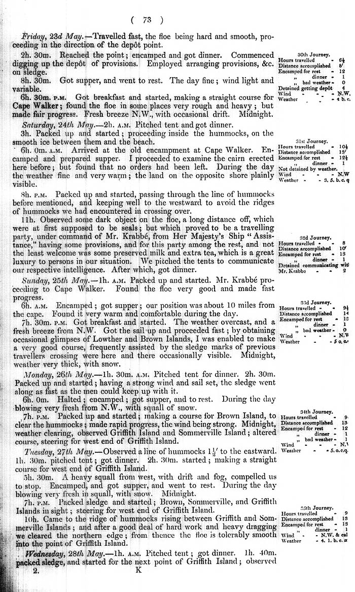 Arctic Blue Books: taylor 1852b, page 73