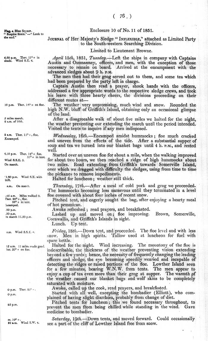 Arctic Blue Books: taylor 1852b, page 76