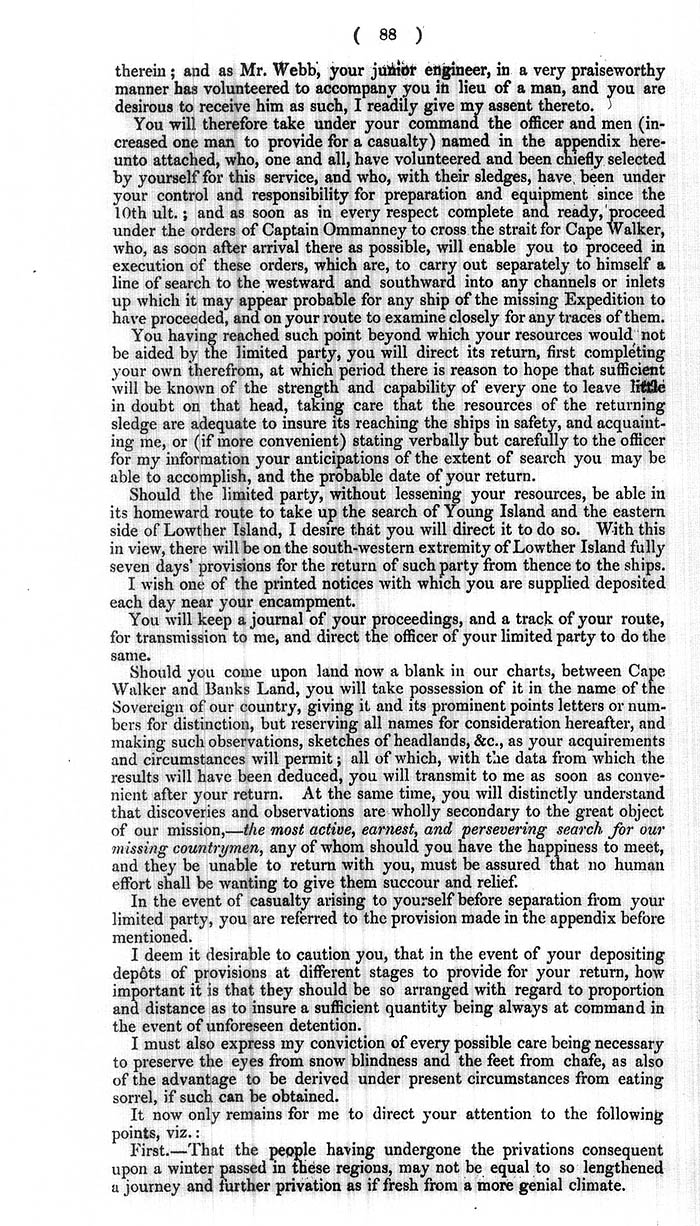 Arctic Blue Books: taylor 1852b, page 88
