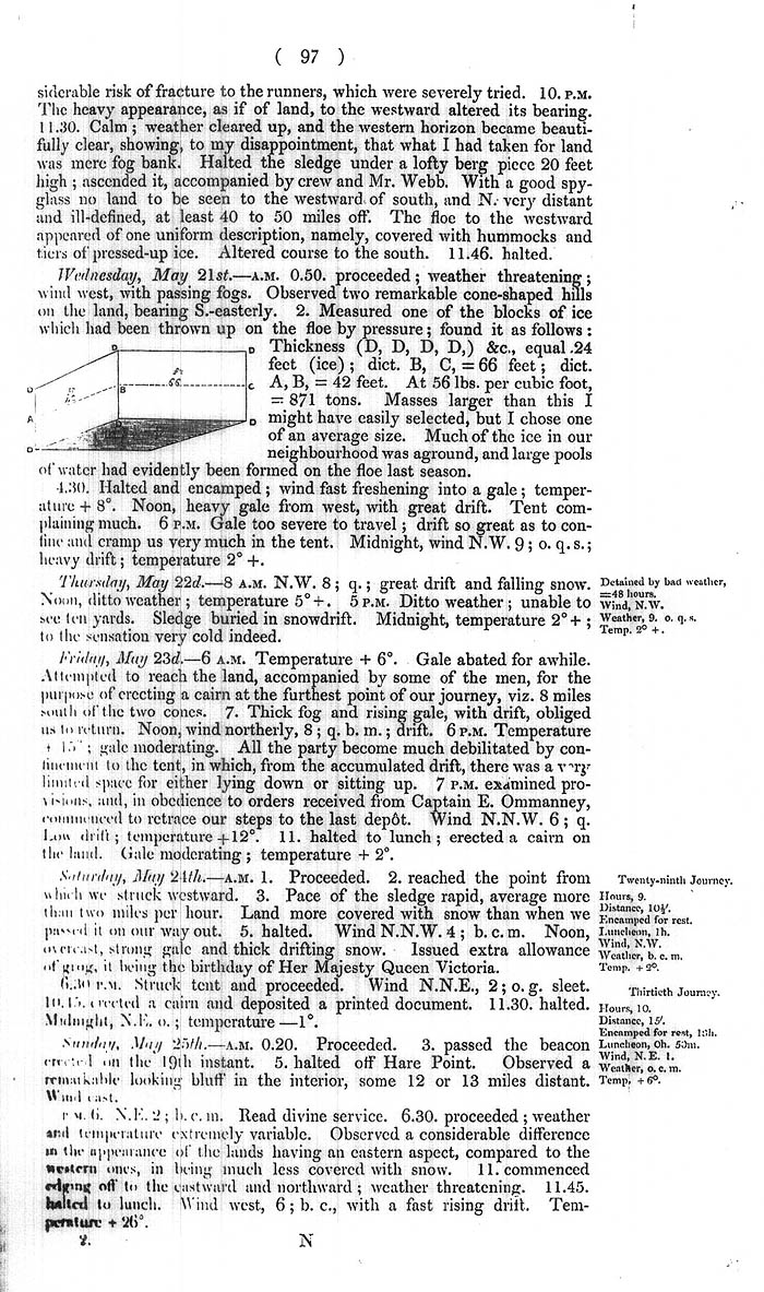 Arctic Blue Books: taylor 1852b, page 97