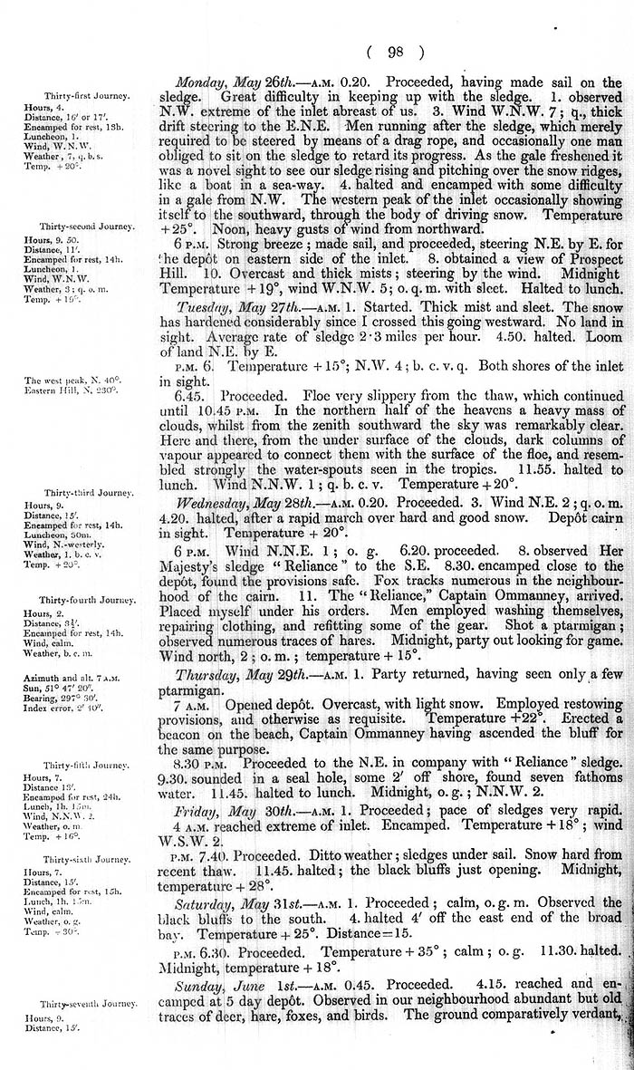 Arctic Blue Books: taylor 1852b, page 98