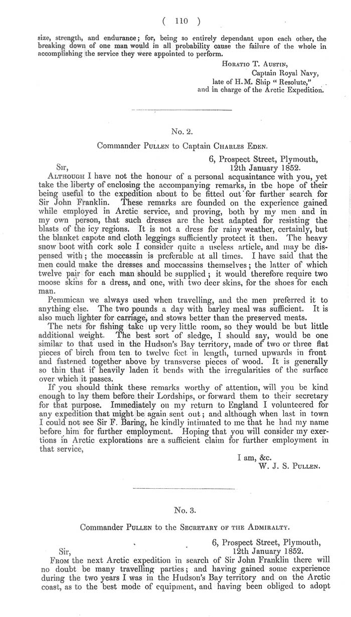 Arctic Blue Books: taylor 1852c, page 110