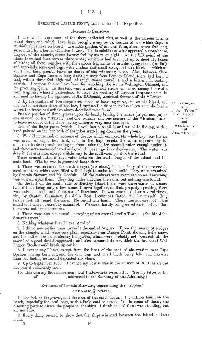 Arctic Blue Books: taylor 1852c, page 113