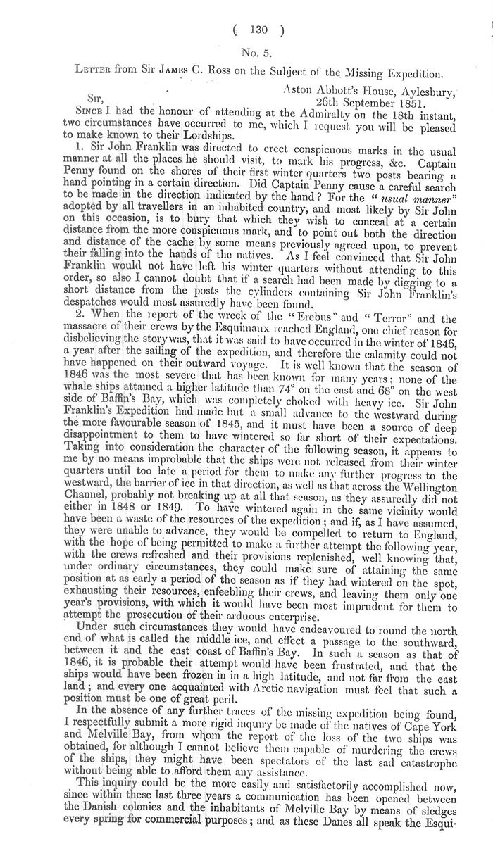 Arctic Blue Books: taylor 1852c, page 130