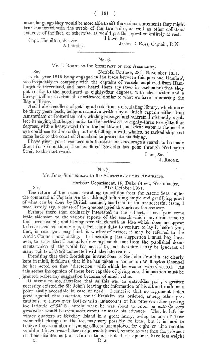 Arctic Blue Books: taylor 1852c, page 131