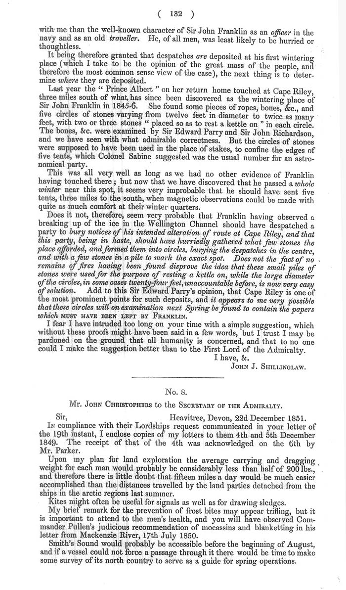 Arctic Blue Books: taylor 1852c, page 132