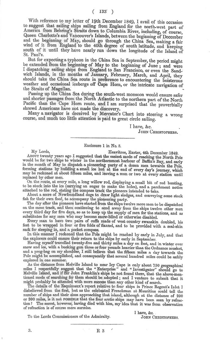 Arctic Blue Books: taylor 1852c, page 133
