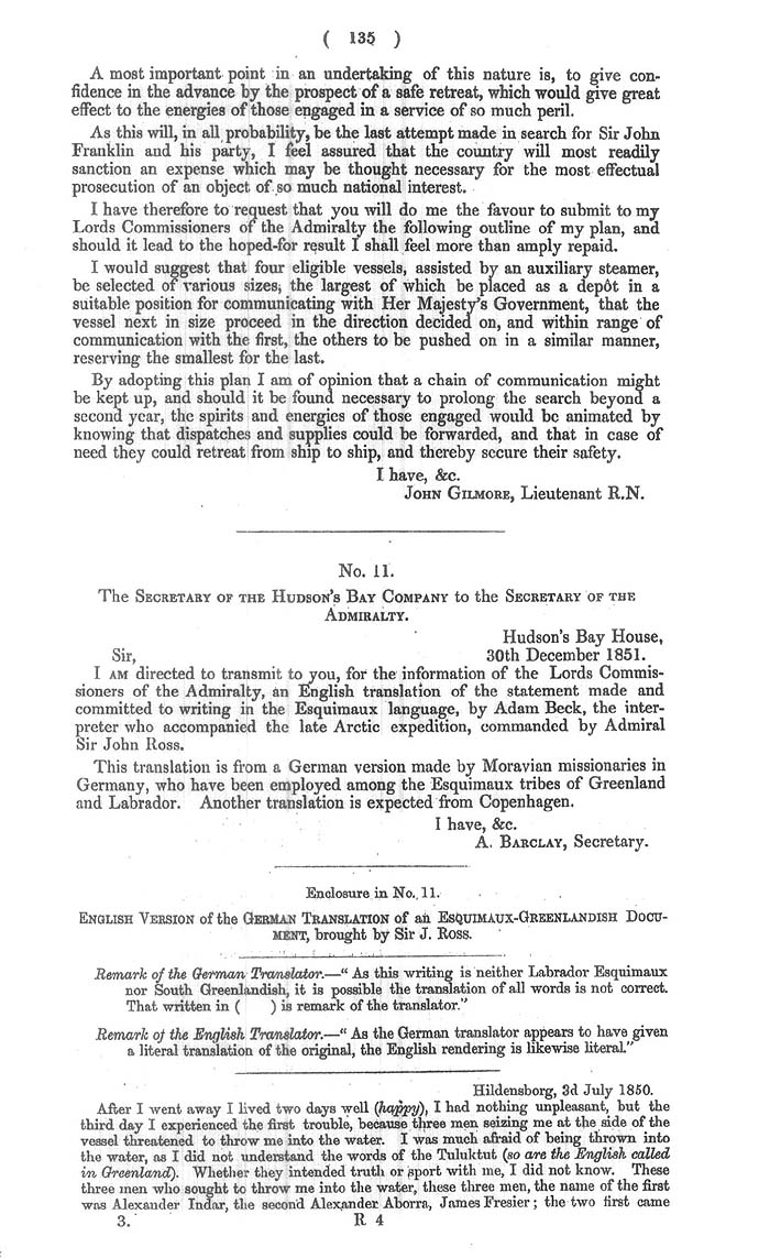 Arctic Blue Books: taylor 1852c, page 135
