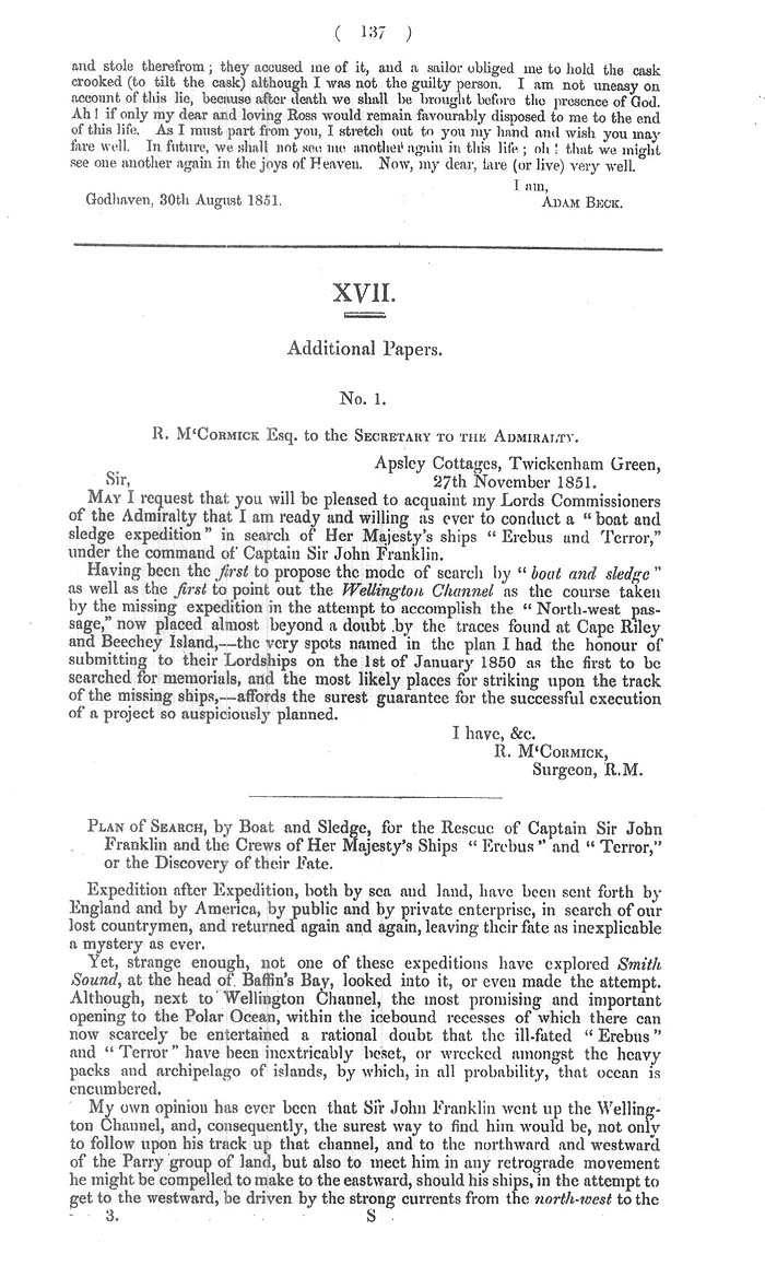 Arctic Blue Books: taylor 1852c, page 137