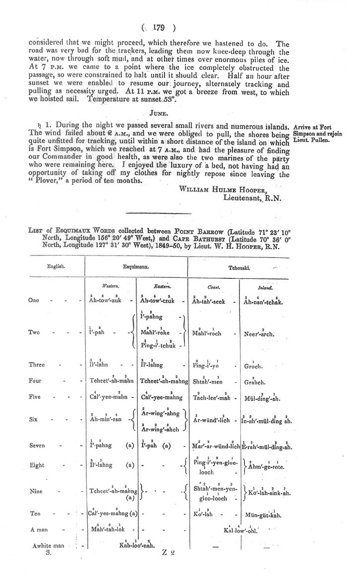 Arctic Blue Books: taylor 1852c, page 179