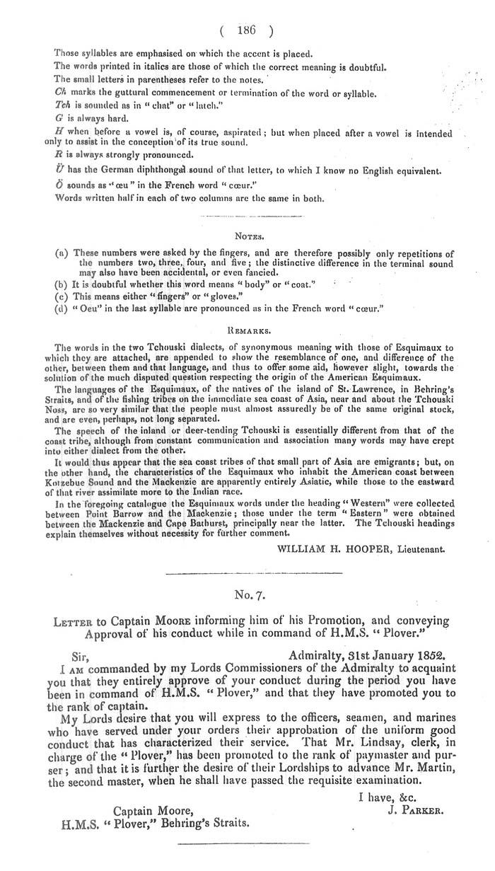 Arctic Blue Books: taylor 1852c, page 186