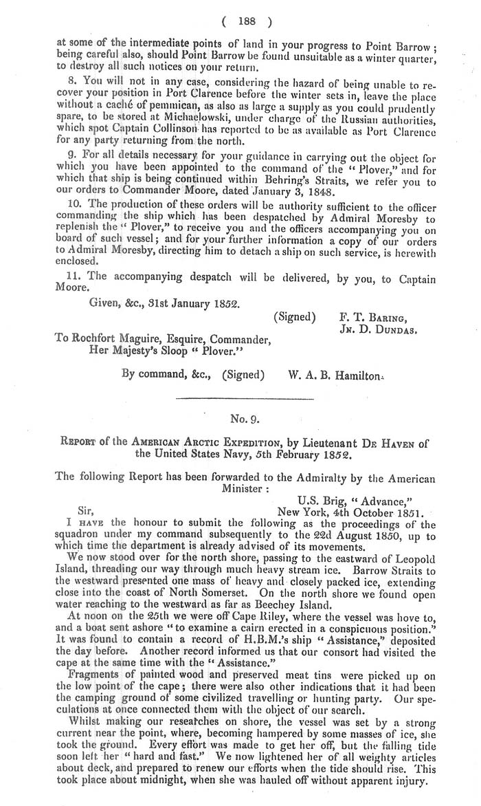 Arctic Blue Books: taylor 1852c, page 188