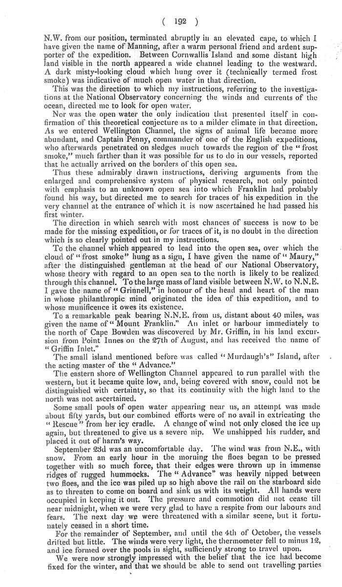Arctic Blue Books: taylor 1852c, page 192