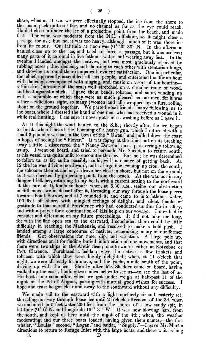 Arctic Blue Books: taylor 1852c, page 25
