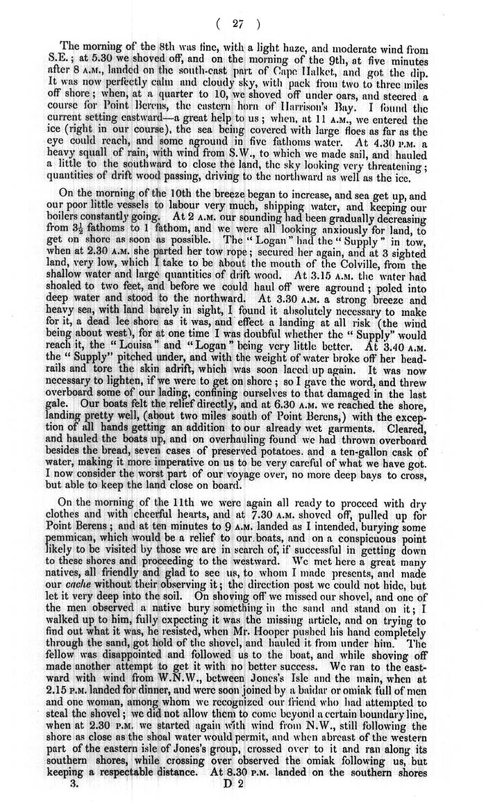 Arctic Blue Books: taylor 1852c, page 27