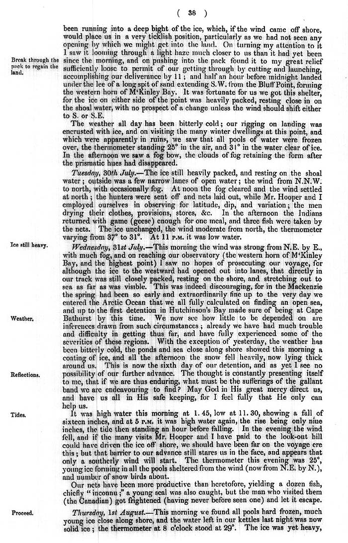 Arctic Blue Books: taylor 1852c, page 38