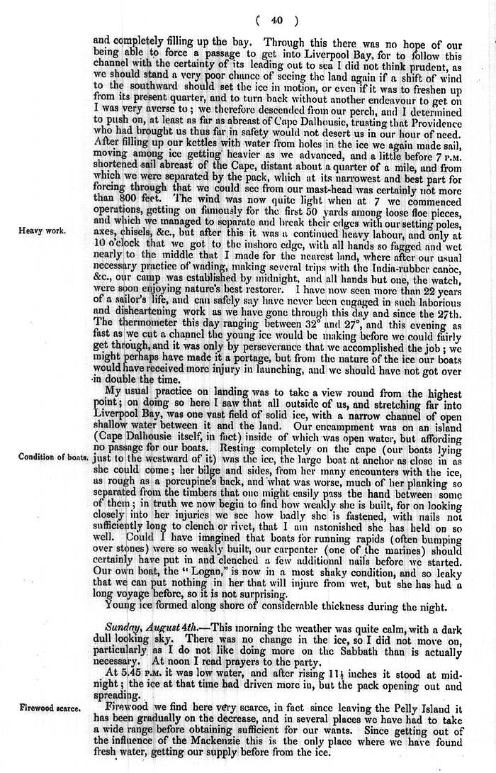 Arctic Blue Books: taylor 1852c, page 40
