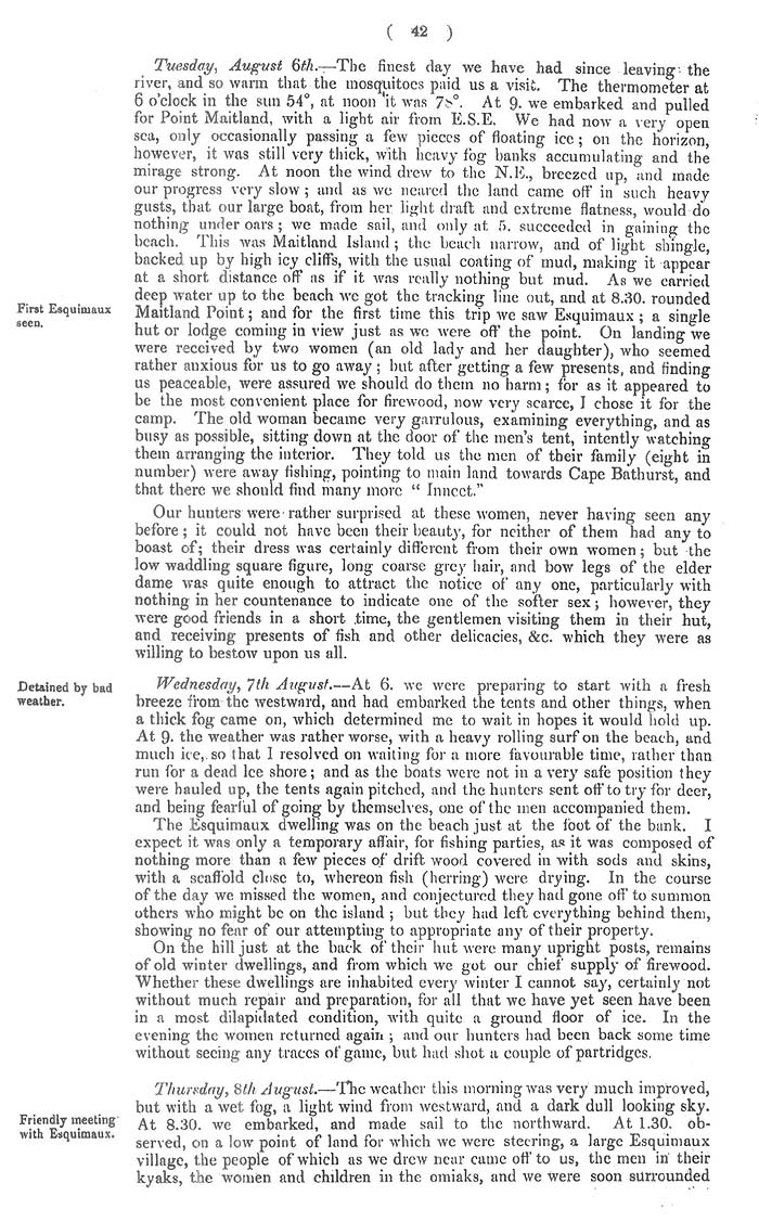 Arctic Blue Books: taylor 1852c, page 42