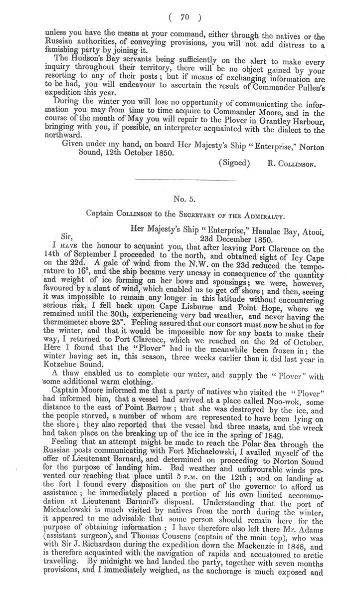 Arctic Blue Books: taylor 1852c, page 70