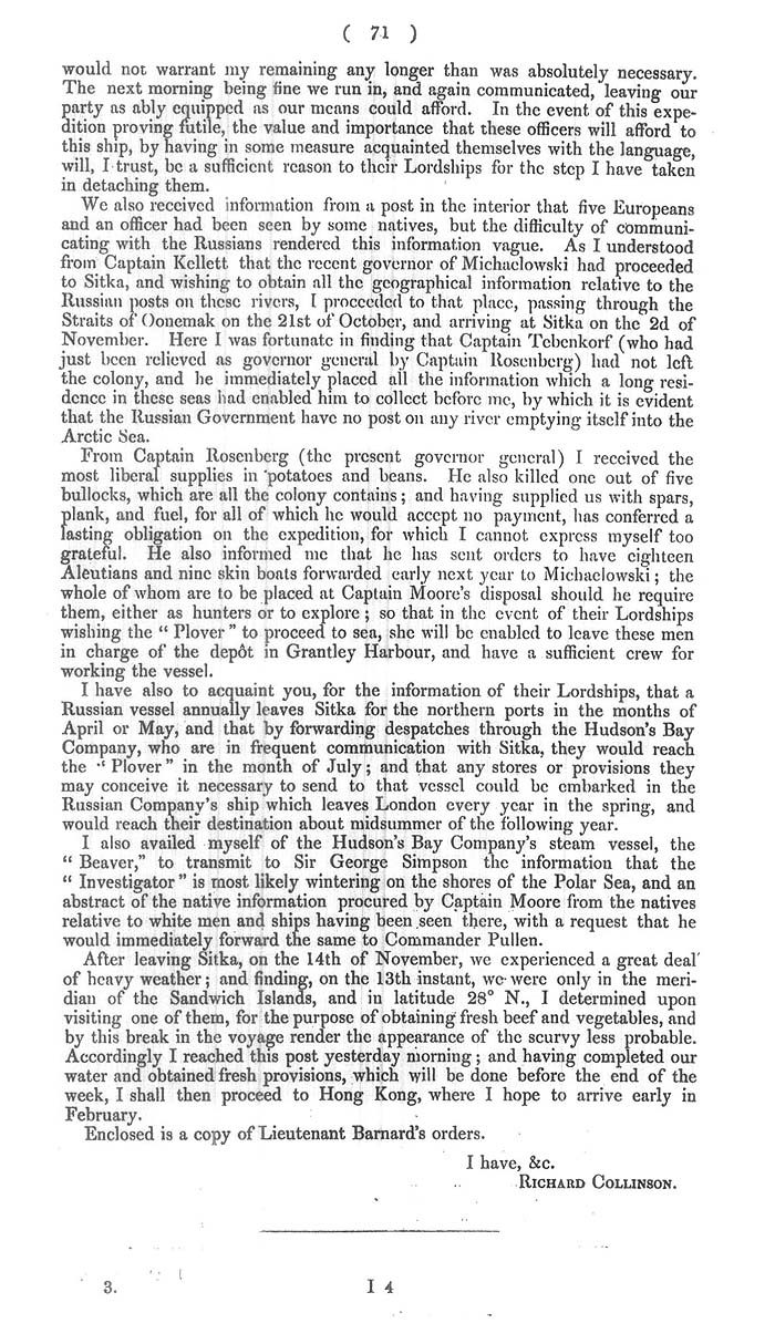 Arctic Blue Books: taylor 1852c, page 71