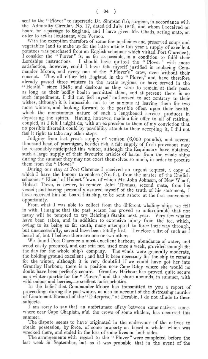 Arctic Blue Books: taylor 1852c, page 84