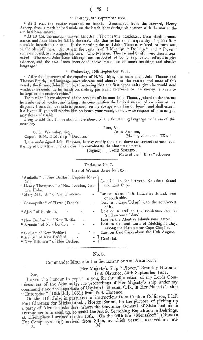 Arctic Blue Books: taylor 1852c, page 89