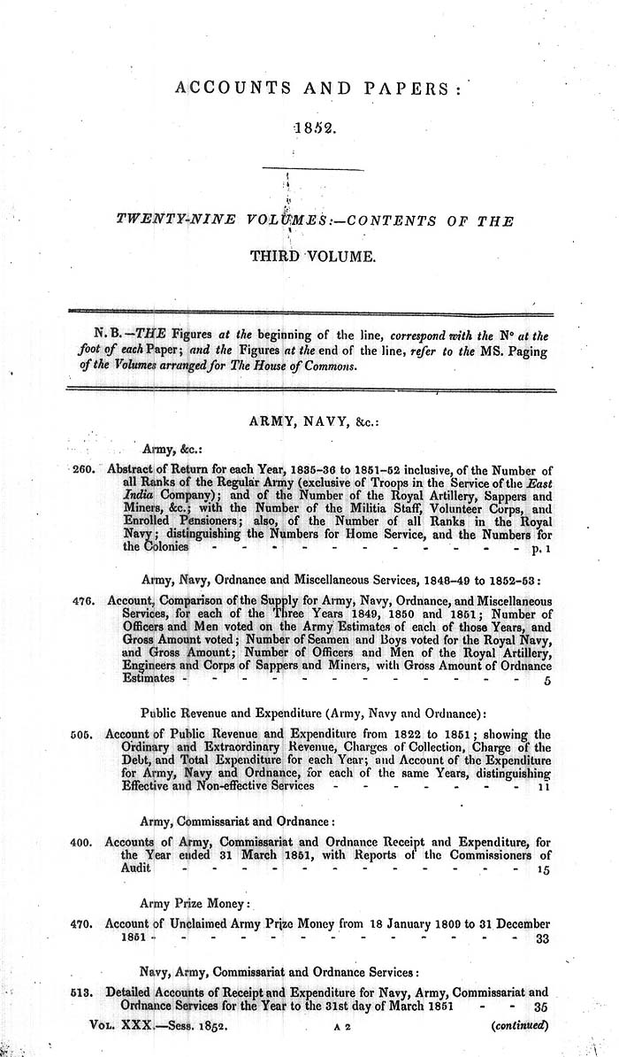 Arctic Blue Books: taylor 1852e, page ii