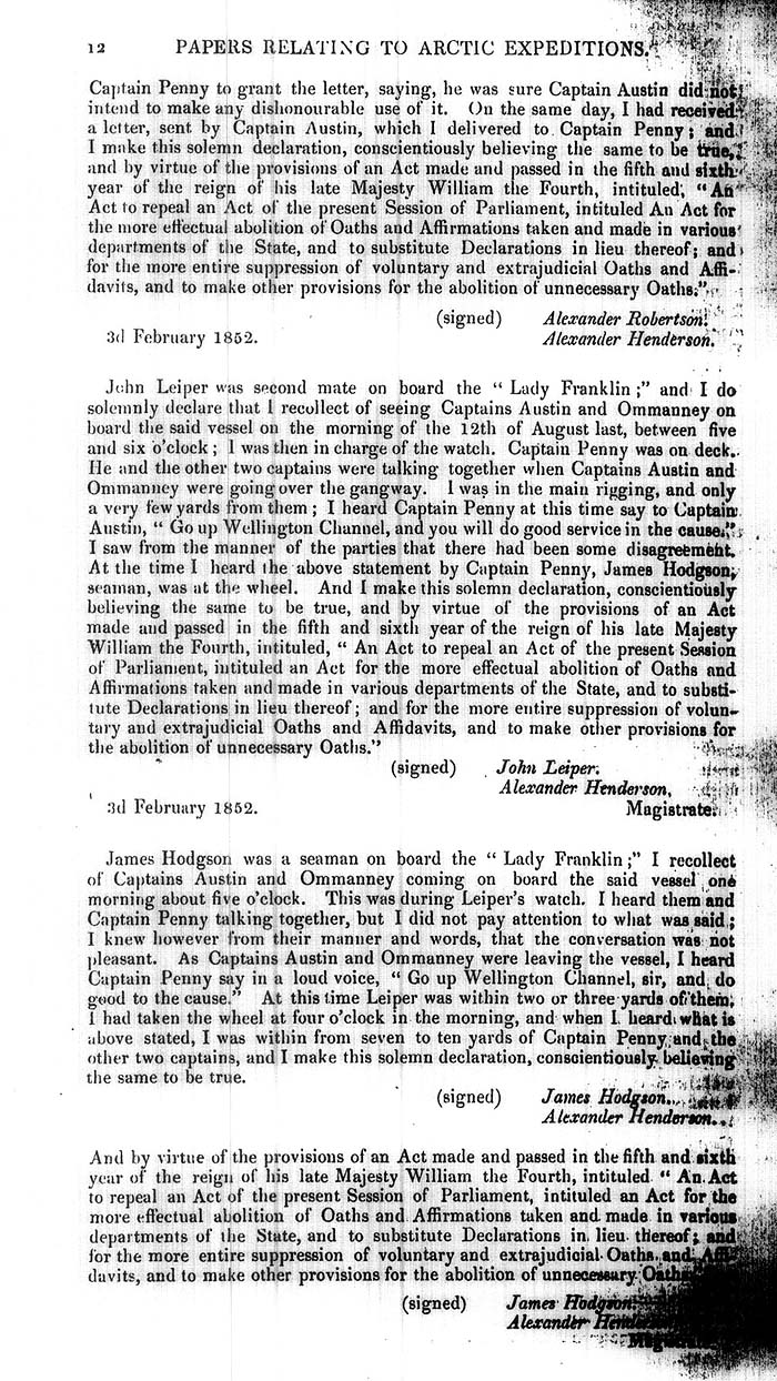 Arctic Blue Books: taylor 1852f, page 12