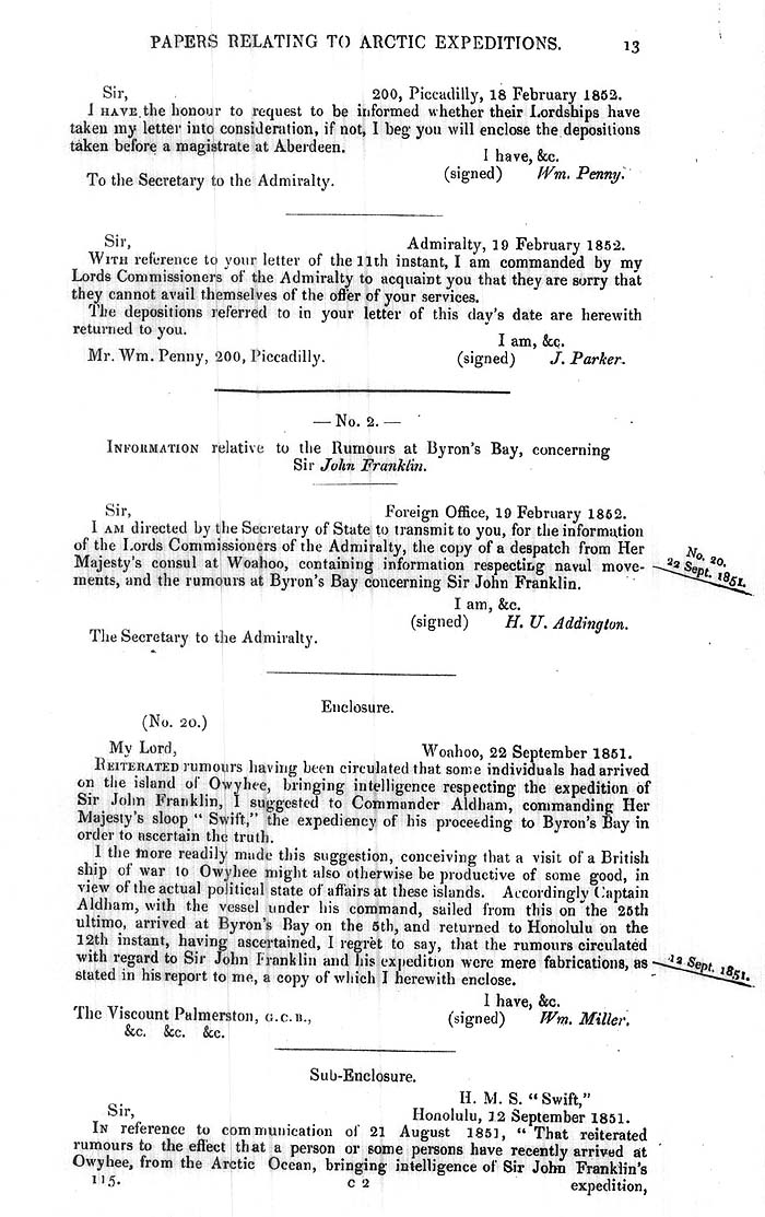 Arctic Blue Books: taylor 1852f, page 13