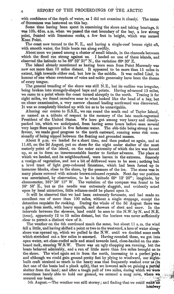 Arctic Blue Books: taylor 1852g, page 4