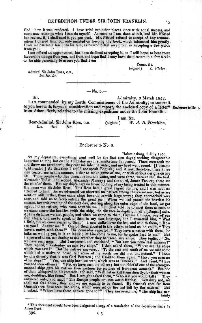 Arctic Blue Books: taylor 1852j, page 5