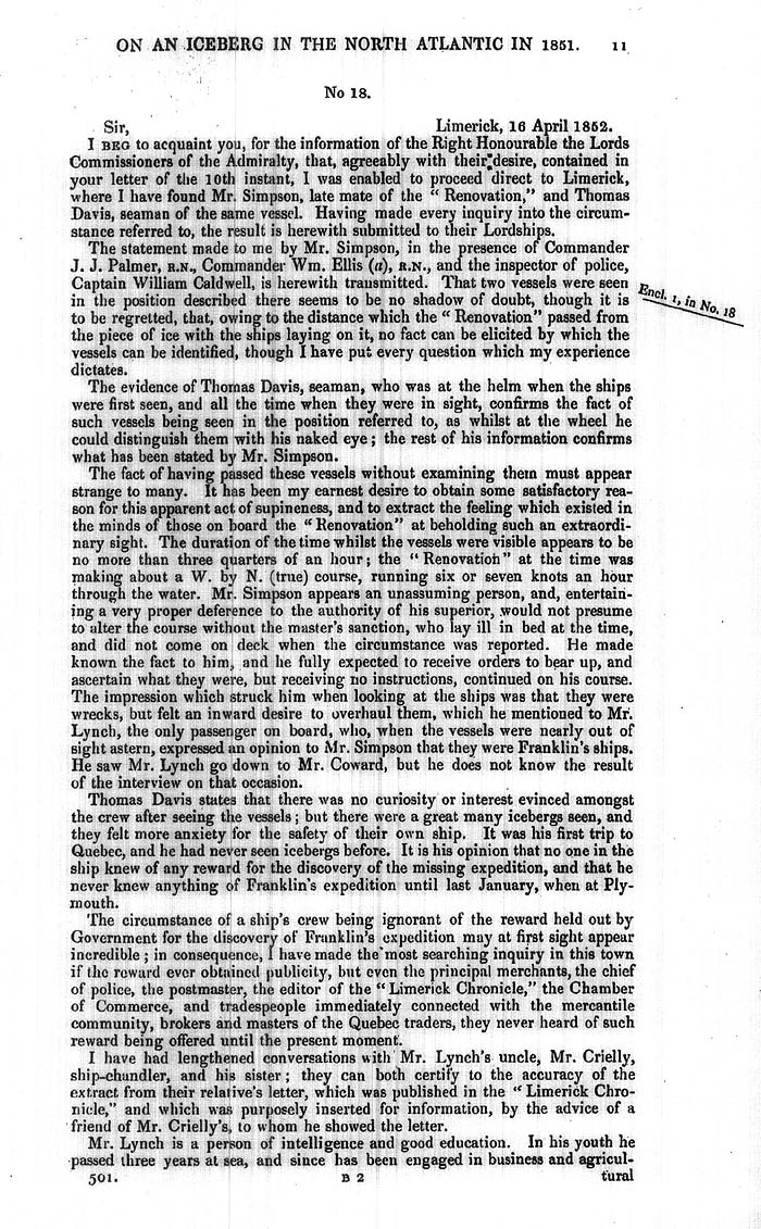 Arctic Blue Books: taylor 1852k, page 11
