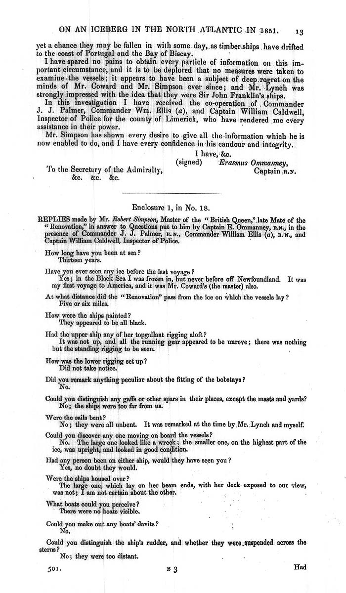 Arctic Blue Books: taylor 1852k, page 13