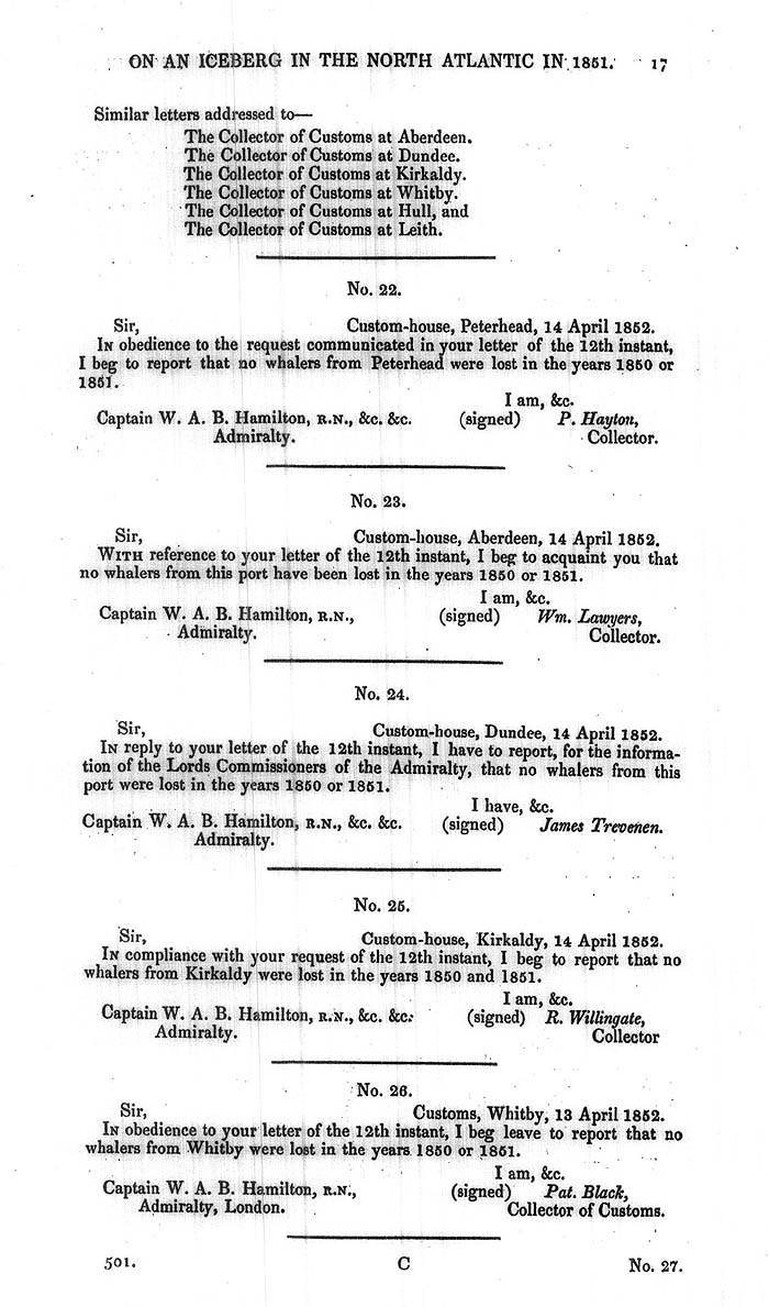Arctic Blue Books: taylor 1852k, page 17