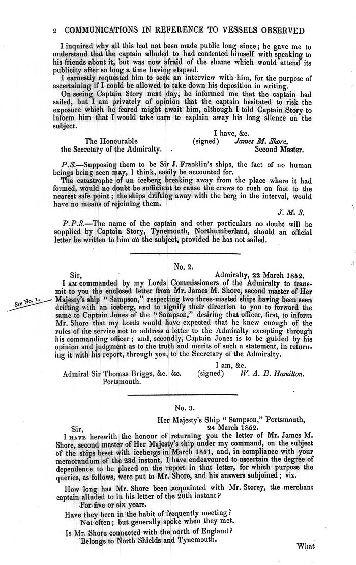 Arctic Blue Books: taylor 1852k, page 2