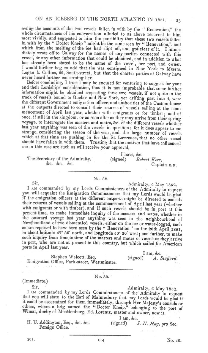 Arctic Blue Books: taylor 1852k, page 23