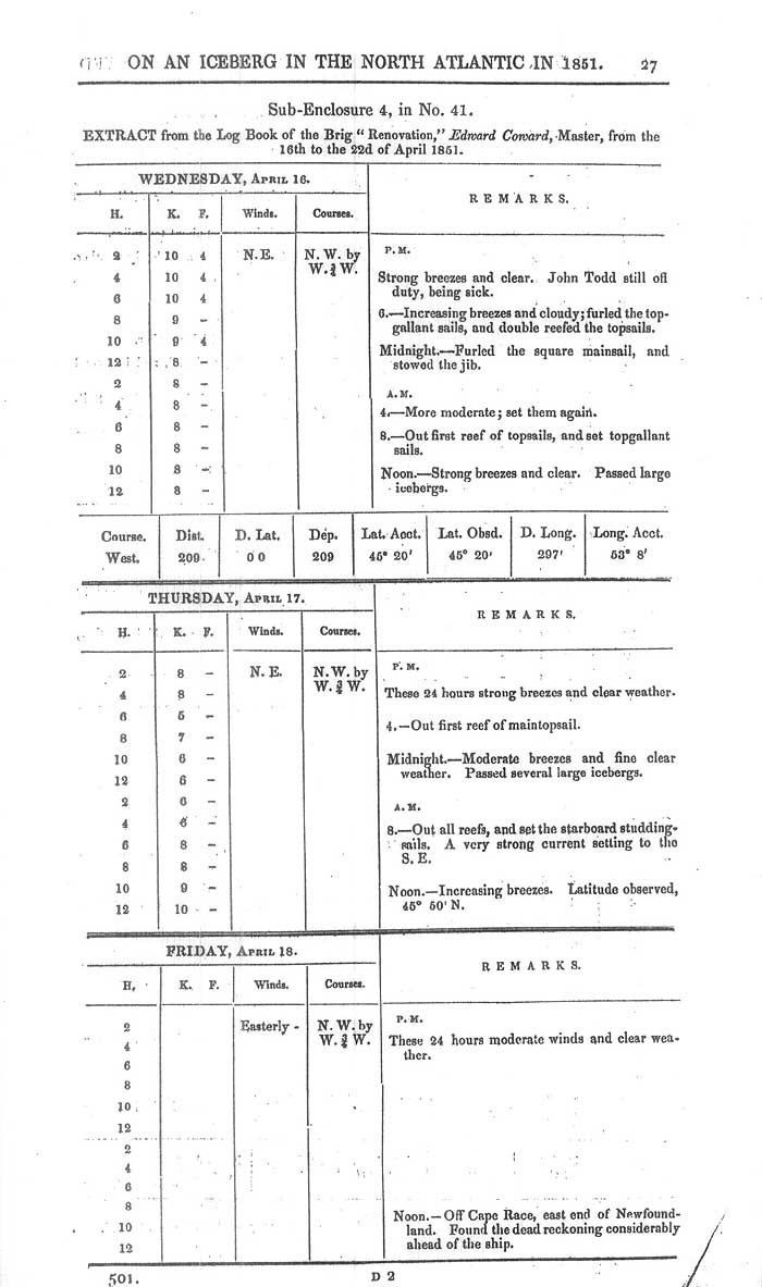 Arctic Blue Books: taylor 1852k, page 27