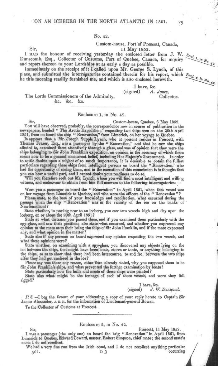 Arctic Blue Books: taylor 1852k, page 29