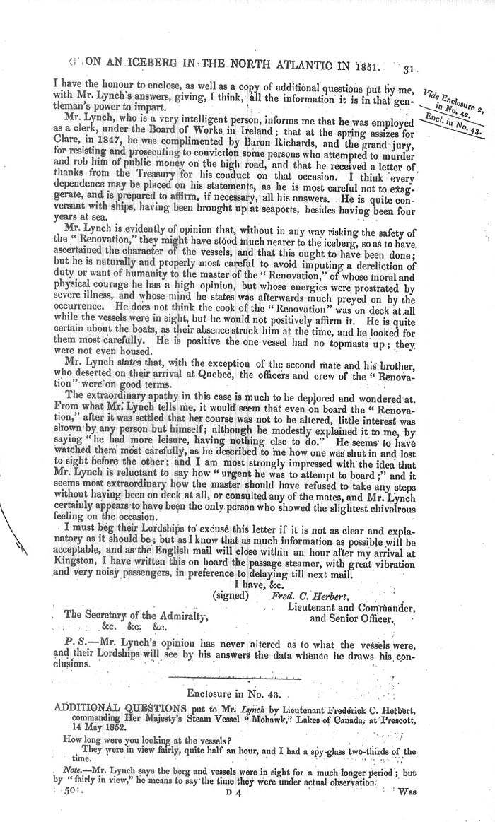 Arctic Blue Books: taylor 1852k, page 31