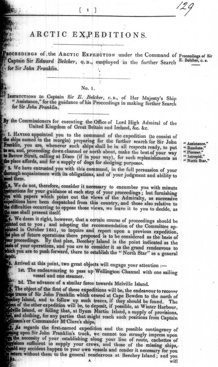 Arctic Blue Books: taylor 1852m, page 1