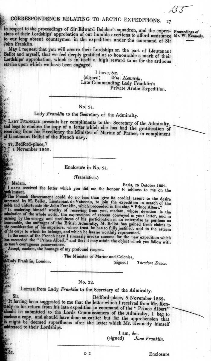 Arctic Blue Books: taylor 1852m, page 27