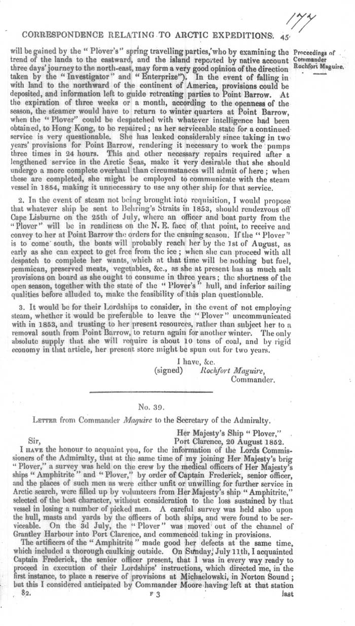 Arctic Blue Books: taylor 1852m, page 45